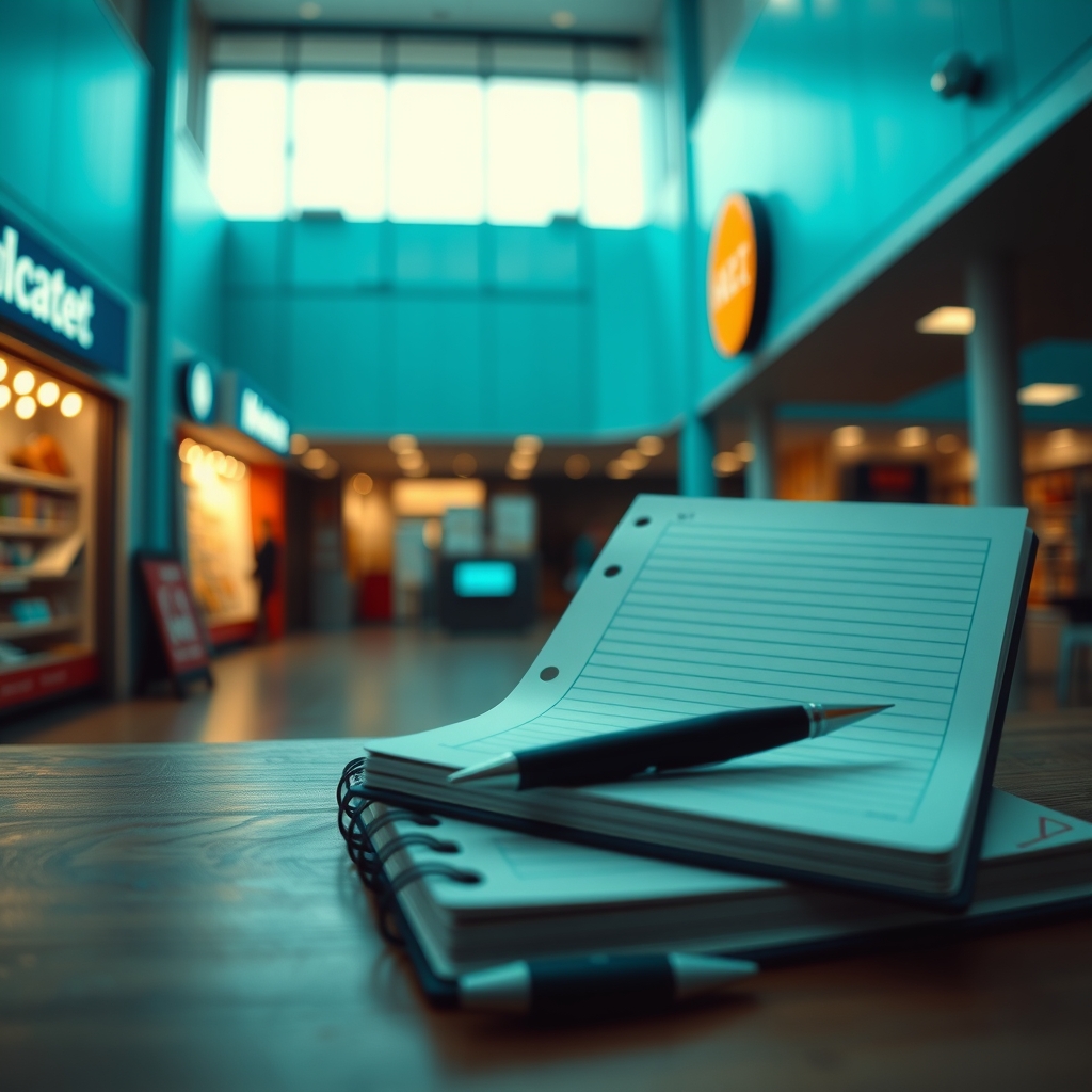 notebook checklist pen